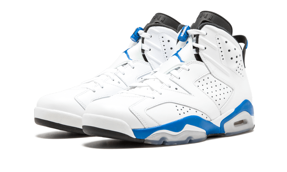 Overkicks - Air Jordan 6 Retro Sport Blue (2014) (384664-107) - vista trasera