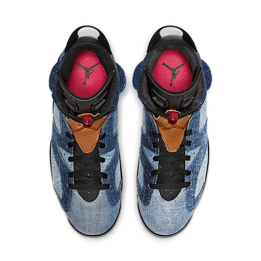 Overkicks - Air Jordan 6 Retro Washed Denim (CT5350-401) - par completo