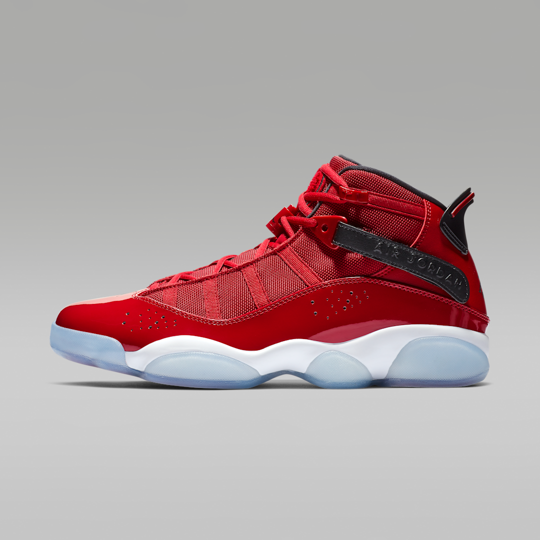 Overkicks - Air Jordan 6 Rings Gym Red (322992-601) - vista lateral