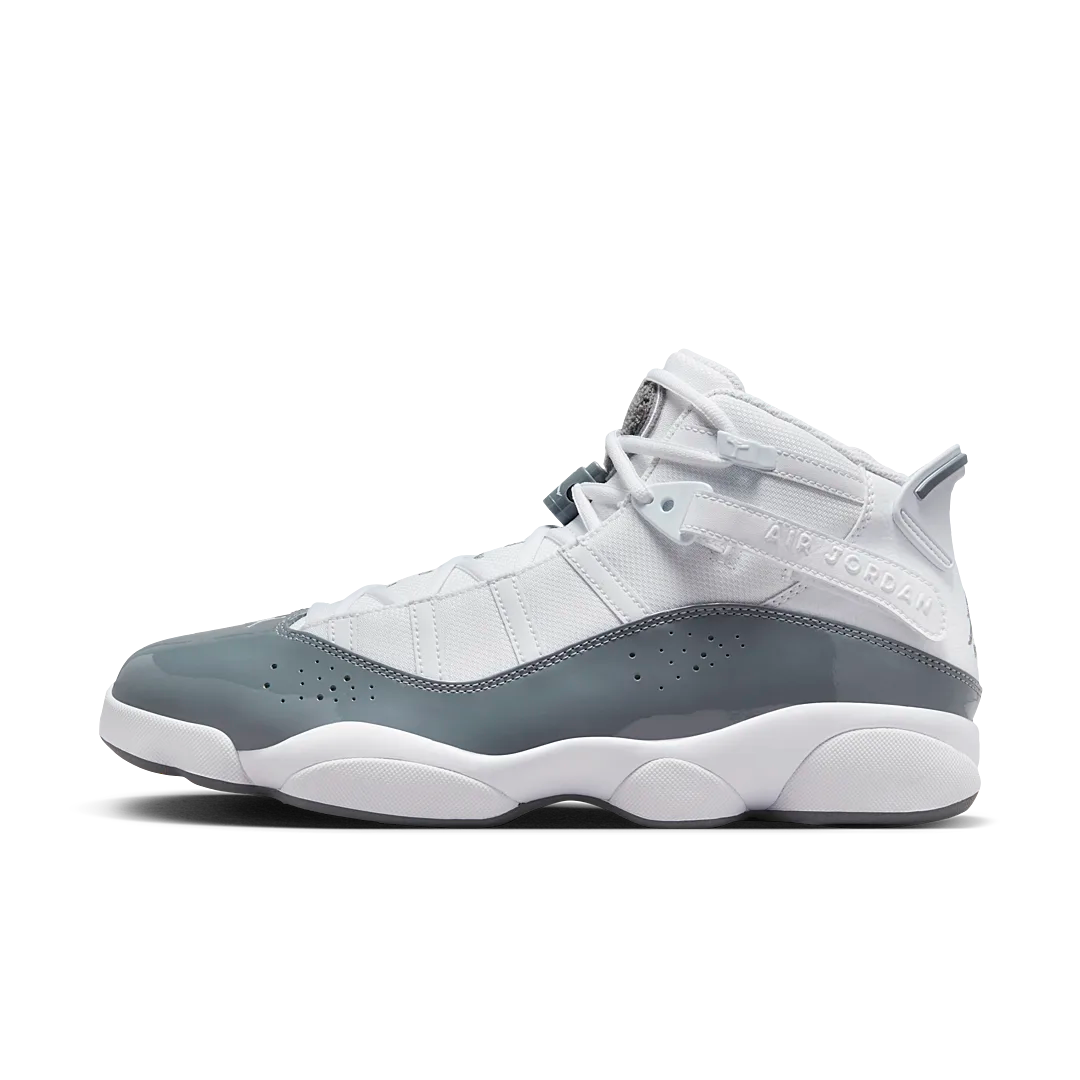 Overkicks - Air Jordan 6 Rings White Cool Grey (322992-121) - vista lateral
