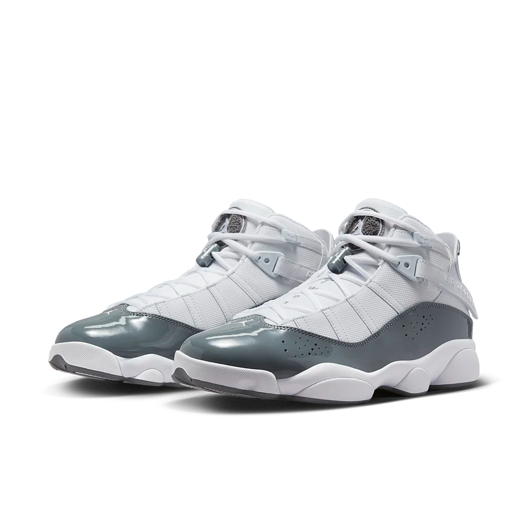 Overkicks - Air Jordan 6 Rings White Cool Grey (322992-121) - vista trasera