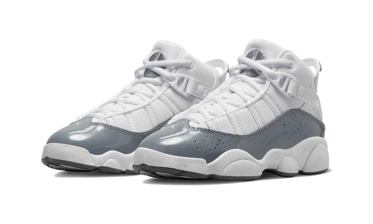 Overkicks - Air Jordan 6 Rings White Cool Grey (PS) (323432-121) - imagen 2