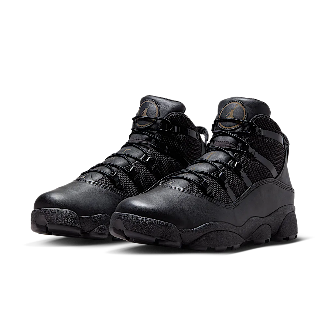 Overkicks - Air Jordan 6 Rings Winterized Black (2023) (FV3826-001) - vista trasera