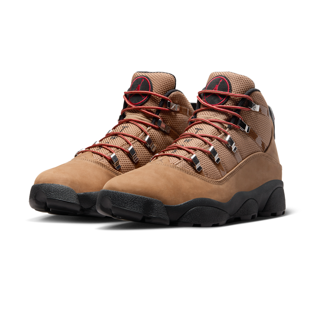 Overkicks - Air Jordan 6 Rings Winterized Rocky Tan (2023) (FV3826-202) - vista trasera
