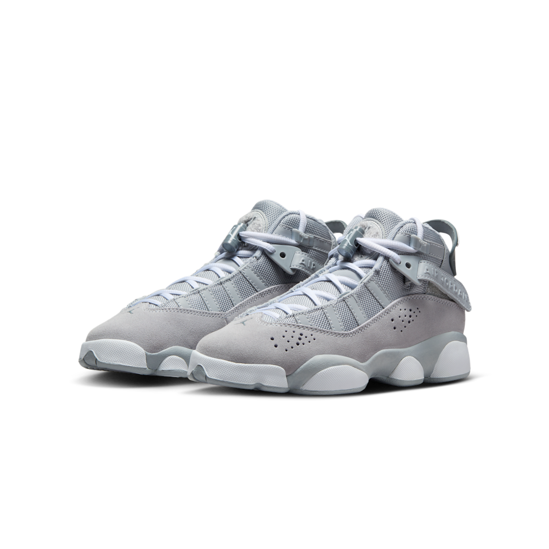 Overkicks - Air Jordan 6 Rings Wolf Grey White Cool Grey (GS) (323419-009) - imagen 2