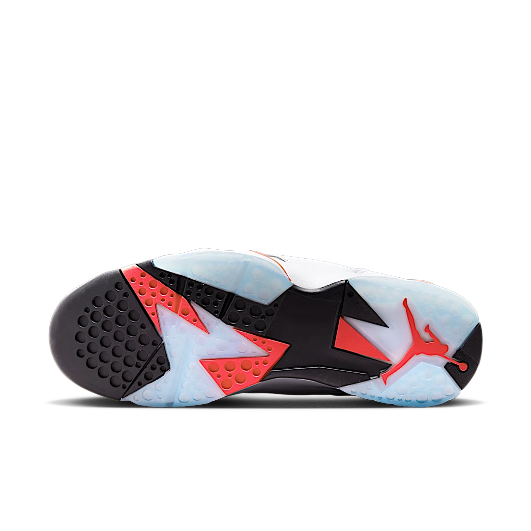 Overkicks - Air Jordan 7 Retro White Infrared (CU9307-160) - detalle suela