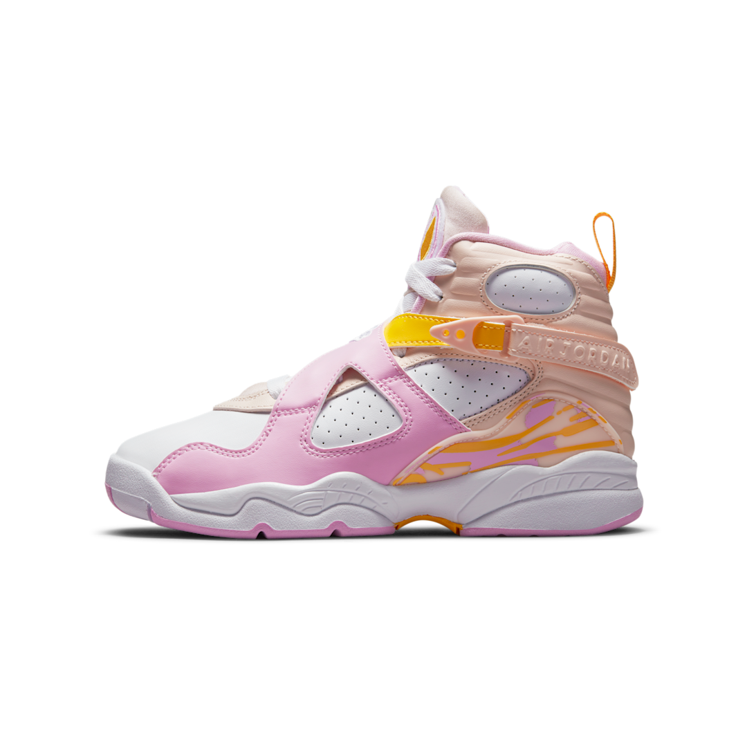 Overkicks - Air Jordan 8 Retro Arctic Punch (580528-816) - vista lateral