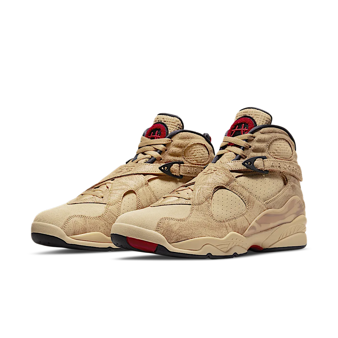 Overkicks - Air Jordan 8 Retro SE Rui Hachimura Black Samurai (DO2496-700) - vista trasera