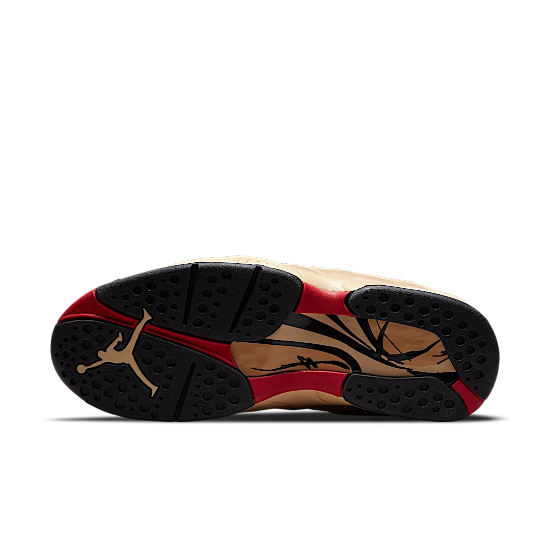 Overkicks - Air Jordan 8 Retro SE Rui Hachimura Black Samurai (DO2496-700) - detalle suela