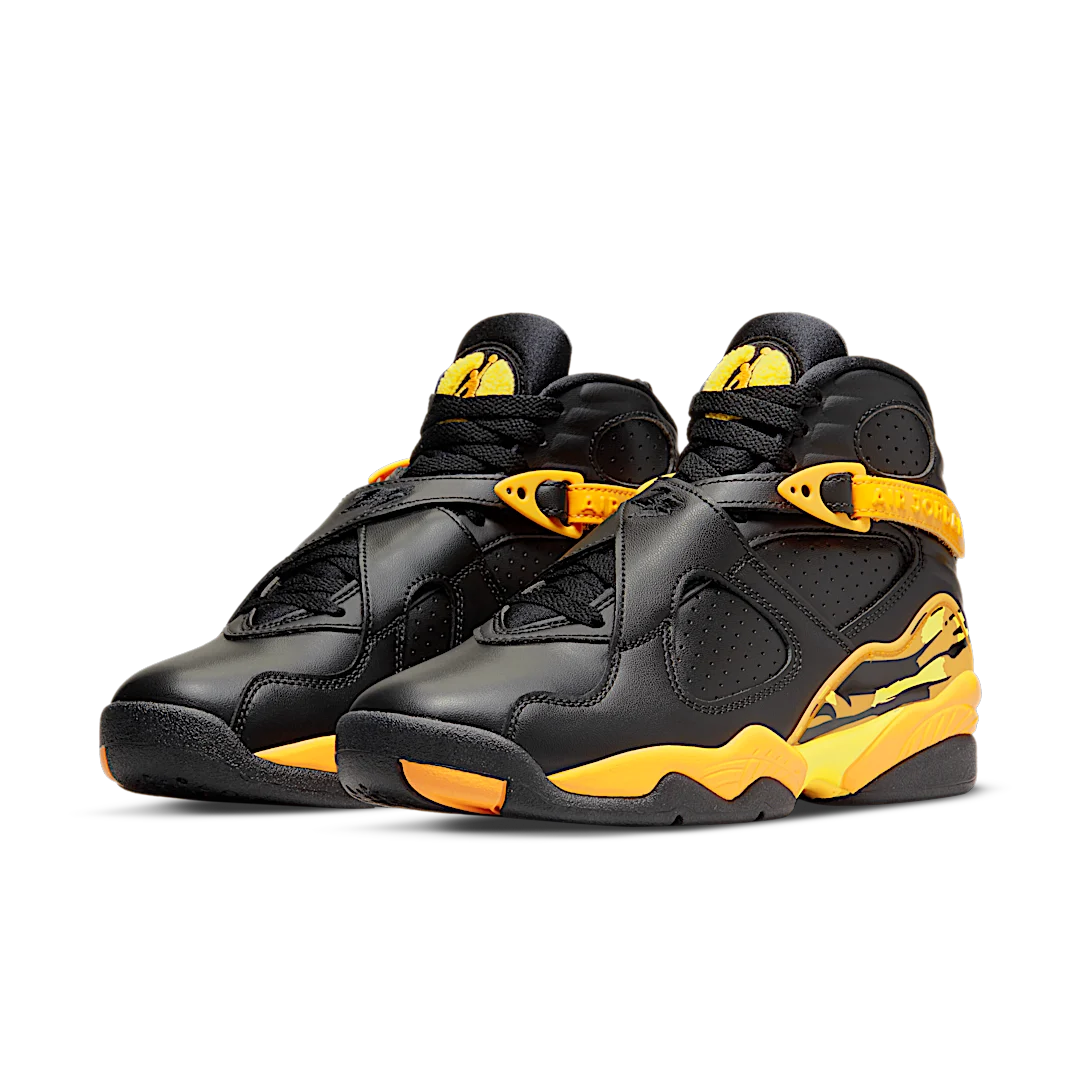 Overkicks - Air Jordan 8 Retro Taxi Yellow Black (CI1236-007) - vista trasera