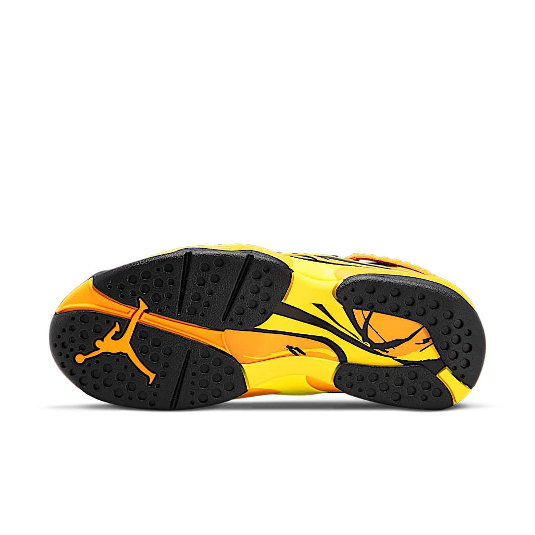 Overkicks - Air Jordan 8 Retro Taxi Yellow Black (CI1236-007) - detalle suela