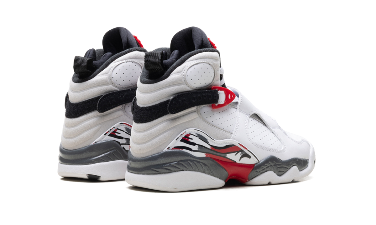 Overkicks - Air Jordan 8 Retro White True Red (2025) (GS) (305368-100) - imagen 2