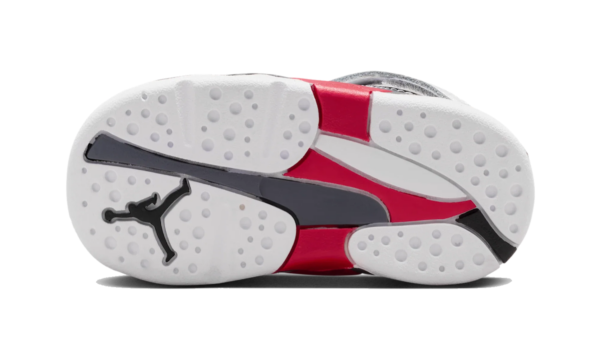 Overkicks - Air Jordan 8 Retro White True Red (2025) (TD) (305360-100) - imagen 3