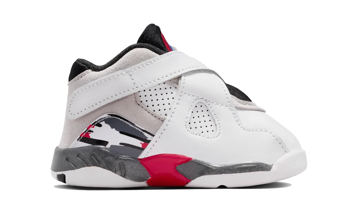 Overkicks - Air Jordan 8 Retro White True Red (2025) (TD) (305360-100) - imagen 4