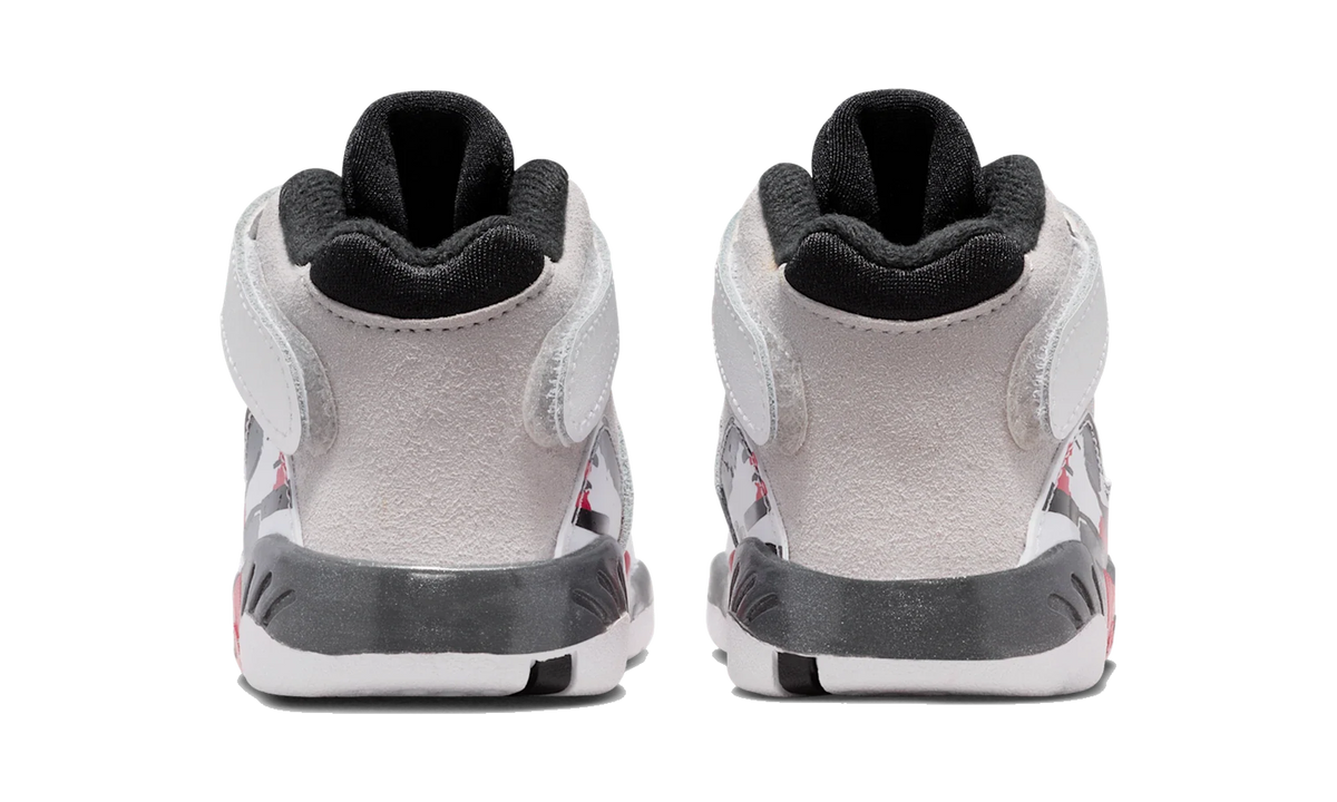 Overkicks - Air Jordan 8 Retro White True Red (2025) (TD) (305360-100) - imagen 6