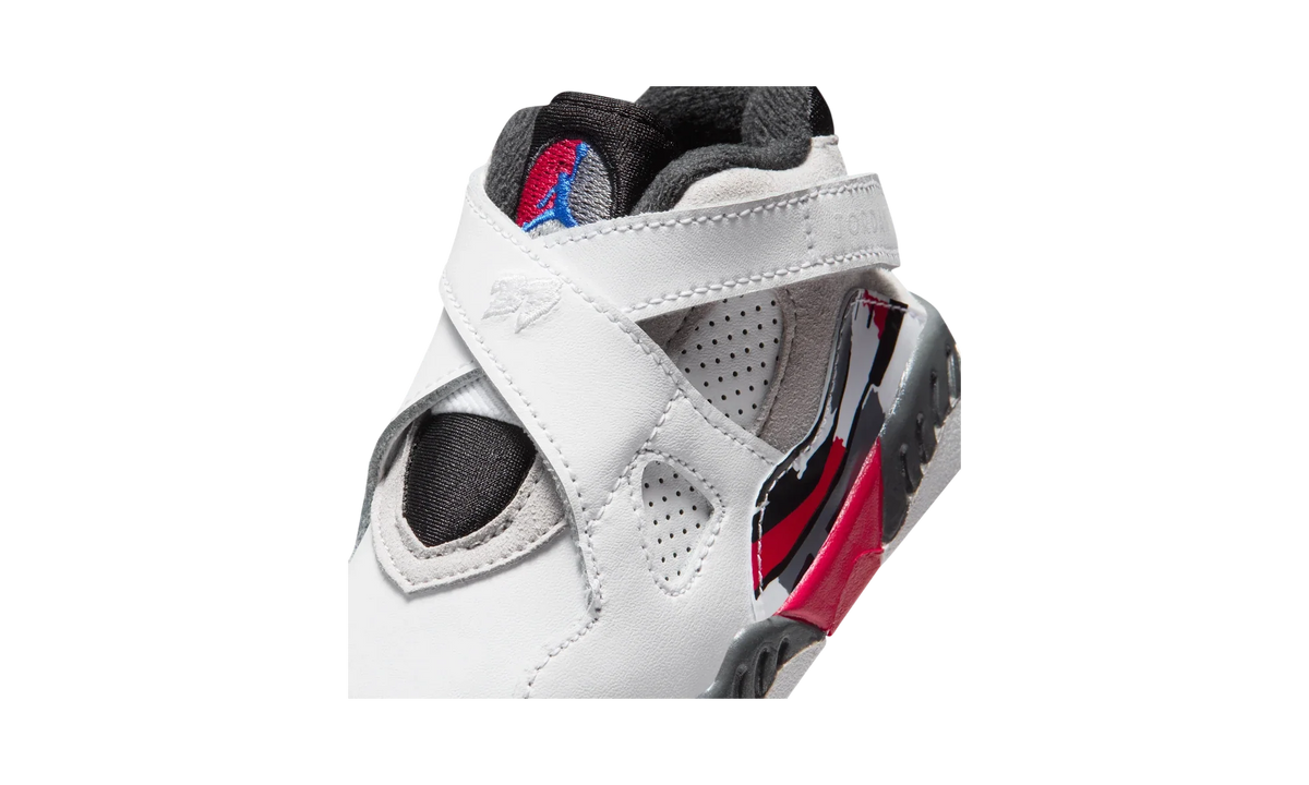 Overkicks - Air Jordan 8 Retro White True Red (2025) (TD) (305360-100) - imagen 7