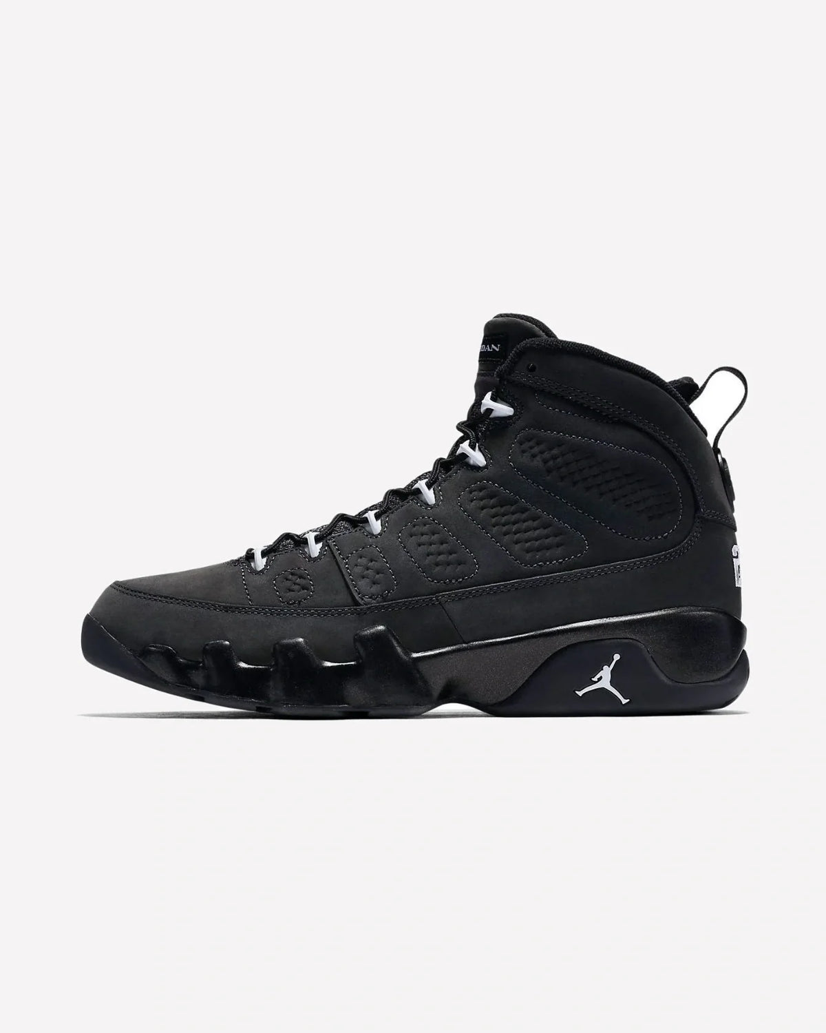 Overkicks - Air Jordan 9 Retro Anthracite (302370-013) - vista lateral