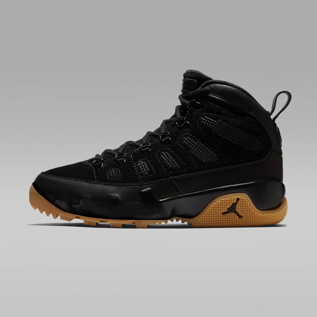 Overkicks - Air Jordan 9 Retro Boot NRG Black Light Gum (AR4491-025) - vista lateral