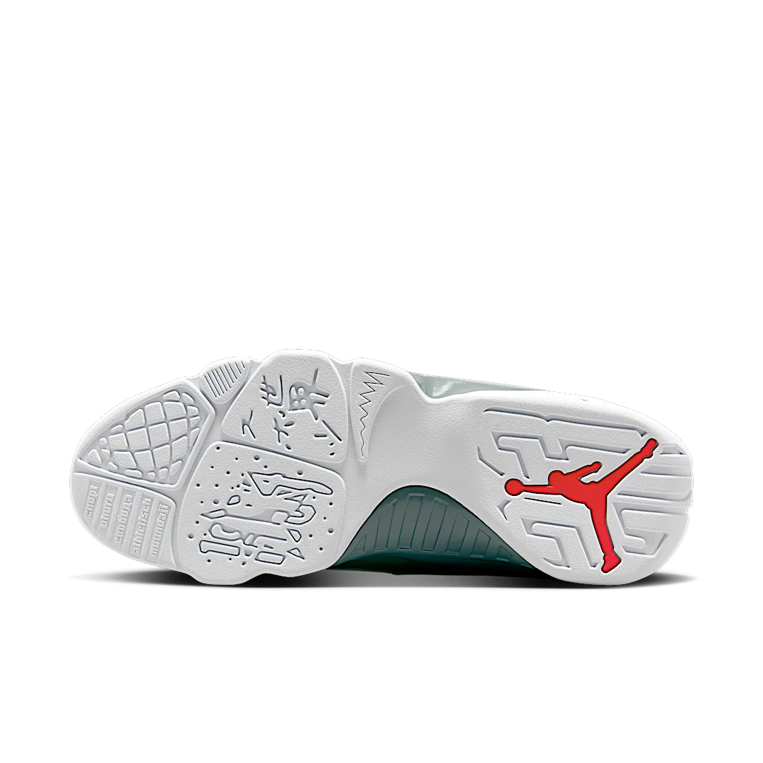 Overkicks - Air Jordan 9 Retro Fire Red (CT8019-162) - detalle suela