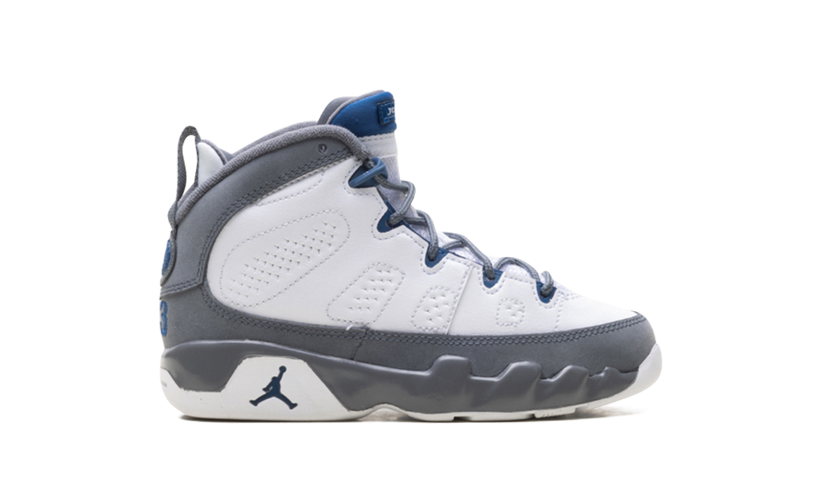 Overkicks - Air Jordan 9 Retro Flint Grey French Blue (2026) (PS) (401811-100) - imagen 6
