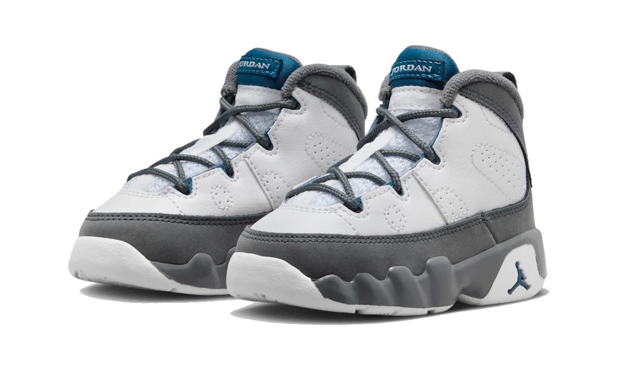 Overkicks - Air Jordan 9 Retro Flint Grey French Blue (2026) (TD) (401812-100) - imagen 2