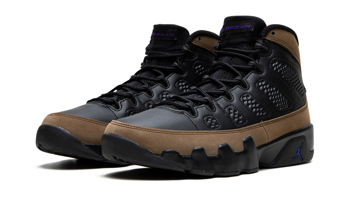 Overkicks - Air Jordan 9 Retro Light Olive Concord (CT8019-034) - vista trasera