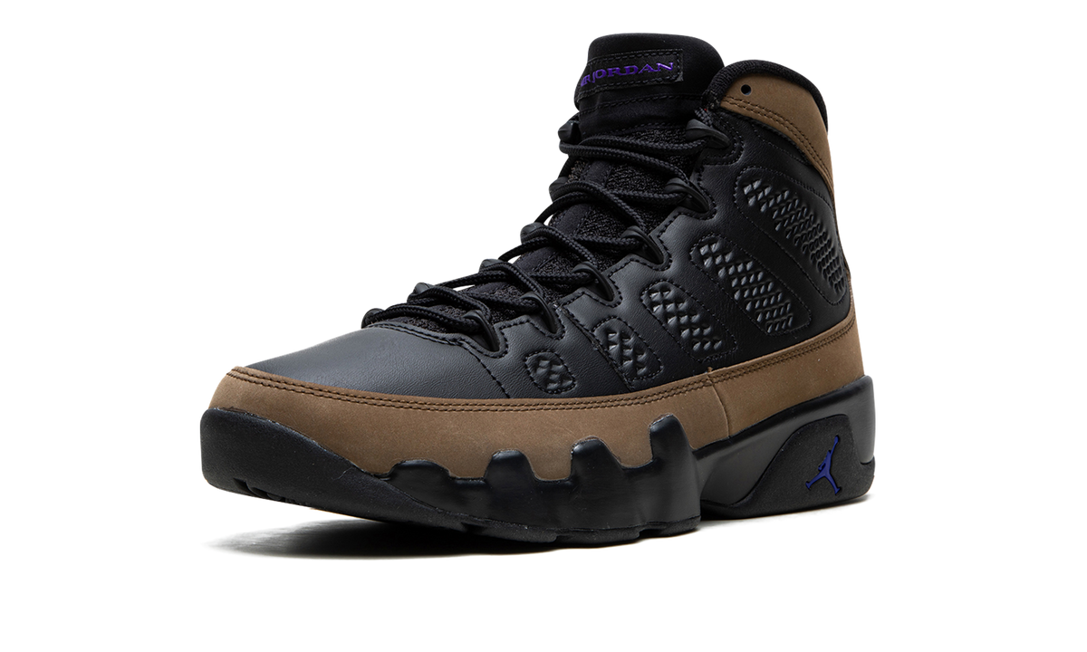 Overkicks - Air Jordan 9 Retro Light Olive Concord (CT8019-034) - detalle suela