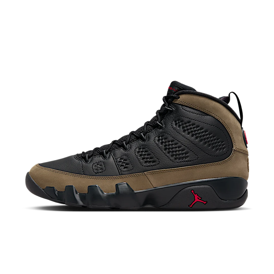 Overkicks - Air Jordan 9 Retro Olive (2024) (HV4794-030) - vista lateral