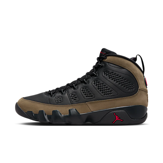 Overkicks - Air Jordan 9 Retro Olive (2024) (HV4794-030) - vista lateral