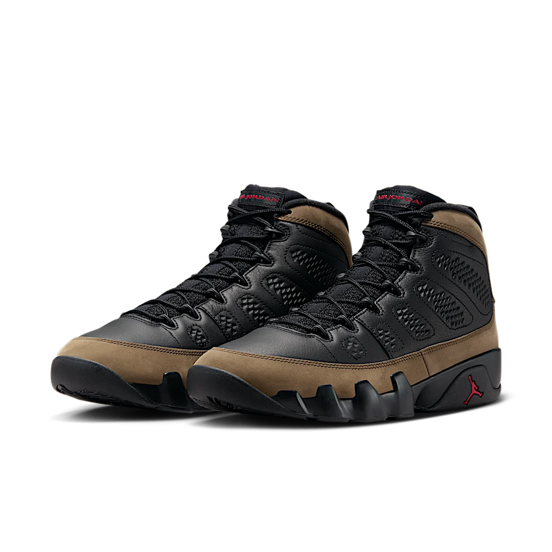 Overkicks - Air Jordan 9 Retro Olive (2024) (HV4794-030) - vista trasera