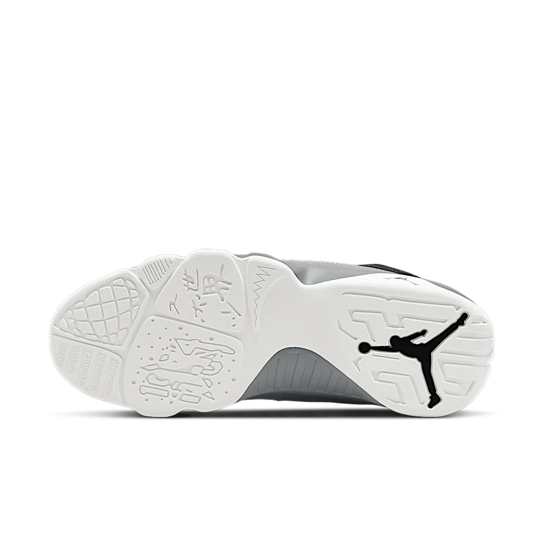 Overkicks - Air Jordan 9 Retro Particle Grey (CT8019-060) - detalle suela