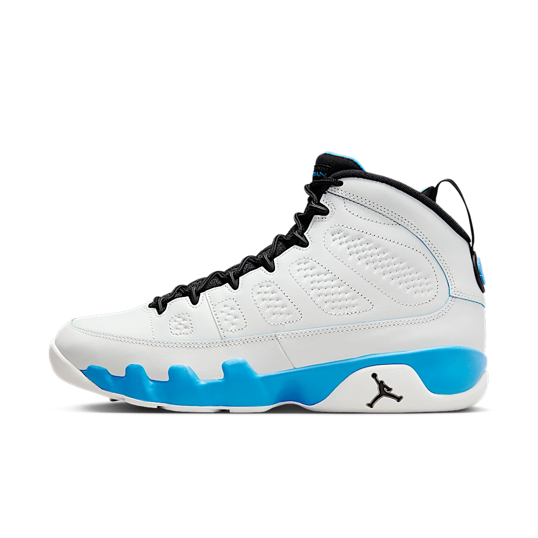 Overkicks - Air Jordan 9 Retro Powder Blue (2024) (FQ8992-101) - vista lateral