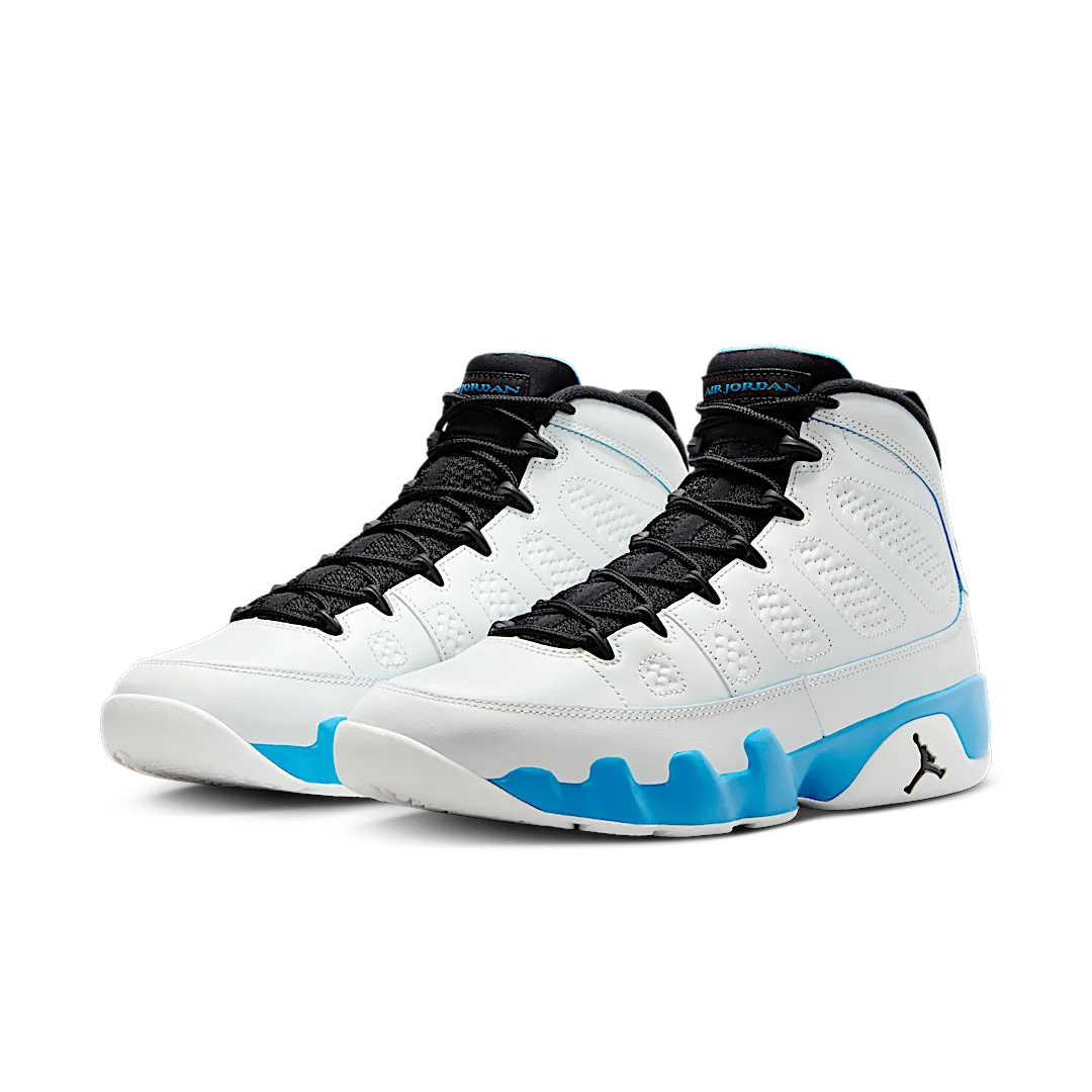 Overkicks - Air Jordan 9 Retro Powder Blue (2024) (FQ8992-101) - vista trasera