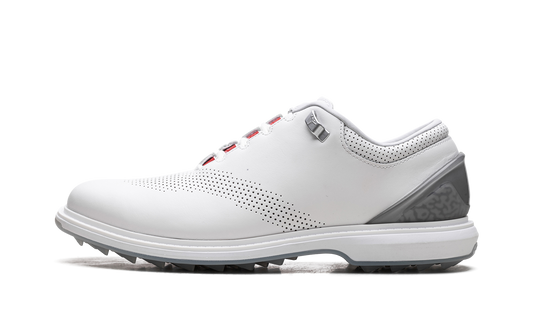 Overkicks - Air Jordan ADG 4 Golf White Pure Platinum (DM0103-105) - vista lateral