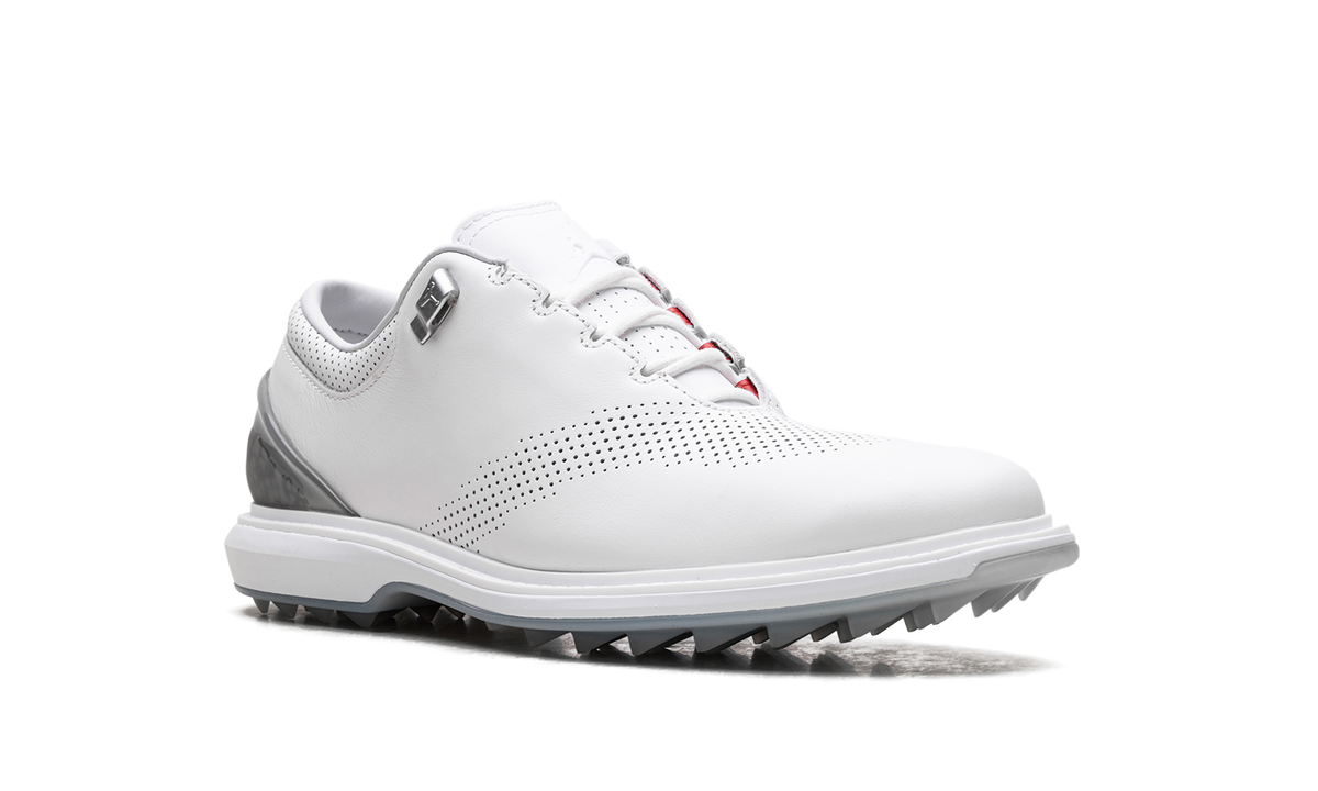 Overkicks - Air Jordan ADG 4 Golf White Pure Platinum (DM0103-105) - detalle lateral interior