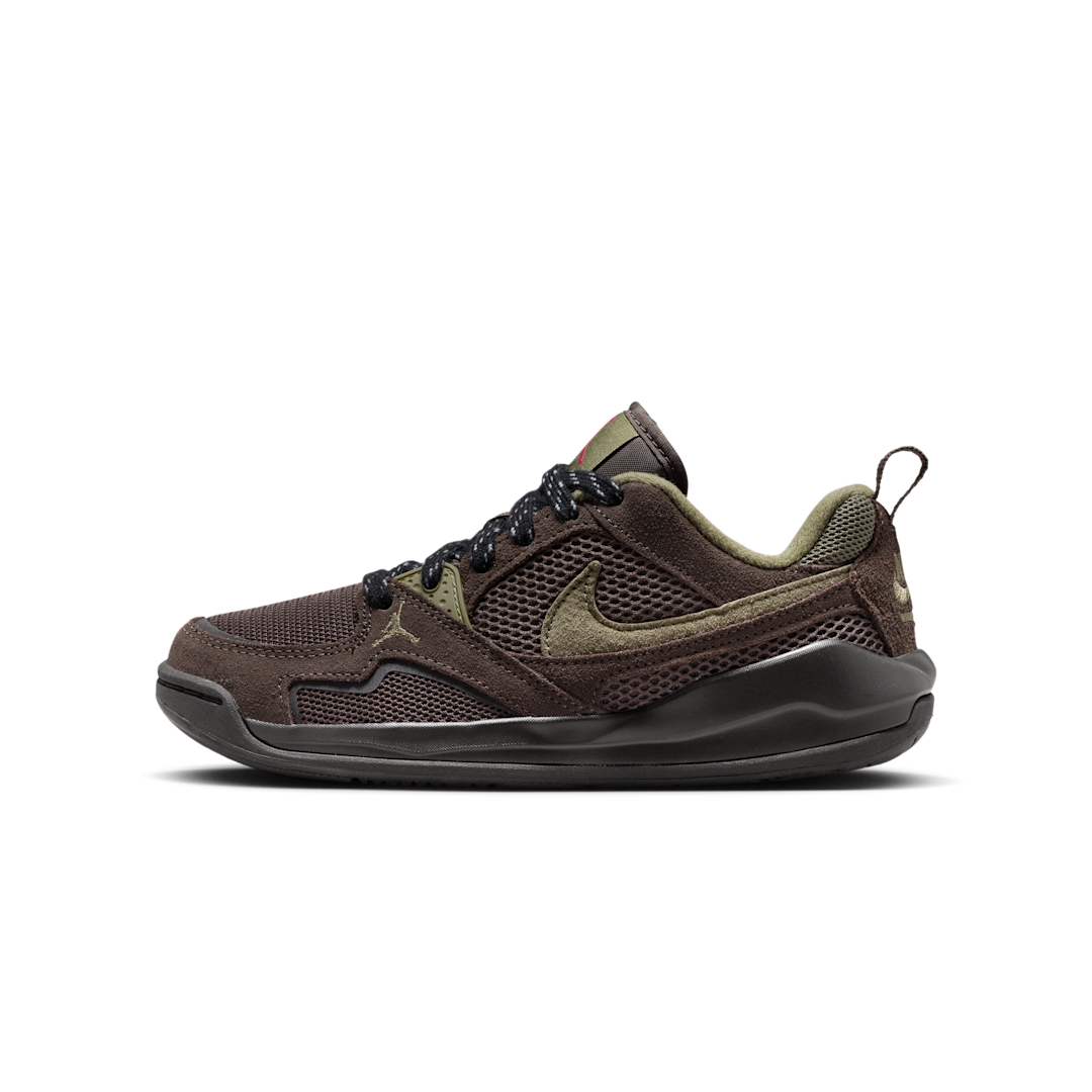 Overkicks - Air Jordan CMFT Era Baroque Brown Medium Olive (GS) (HQ0506-200) - vista lateral