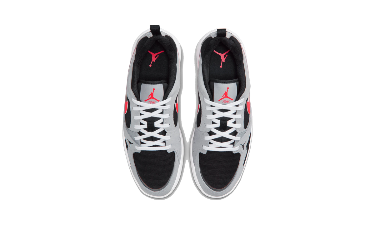 Overkicks - Air Jordan CMFT Era Black Wolf Grey Infrared (HJ6777-006) - vista superior