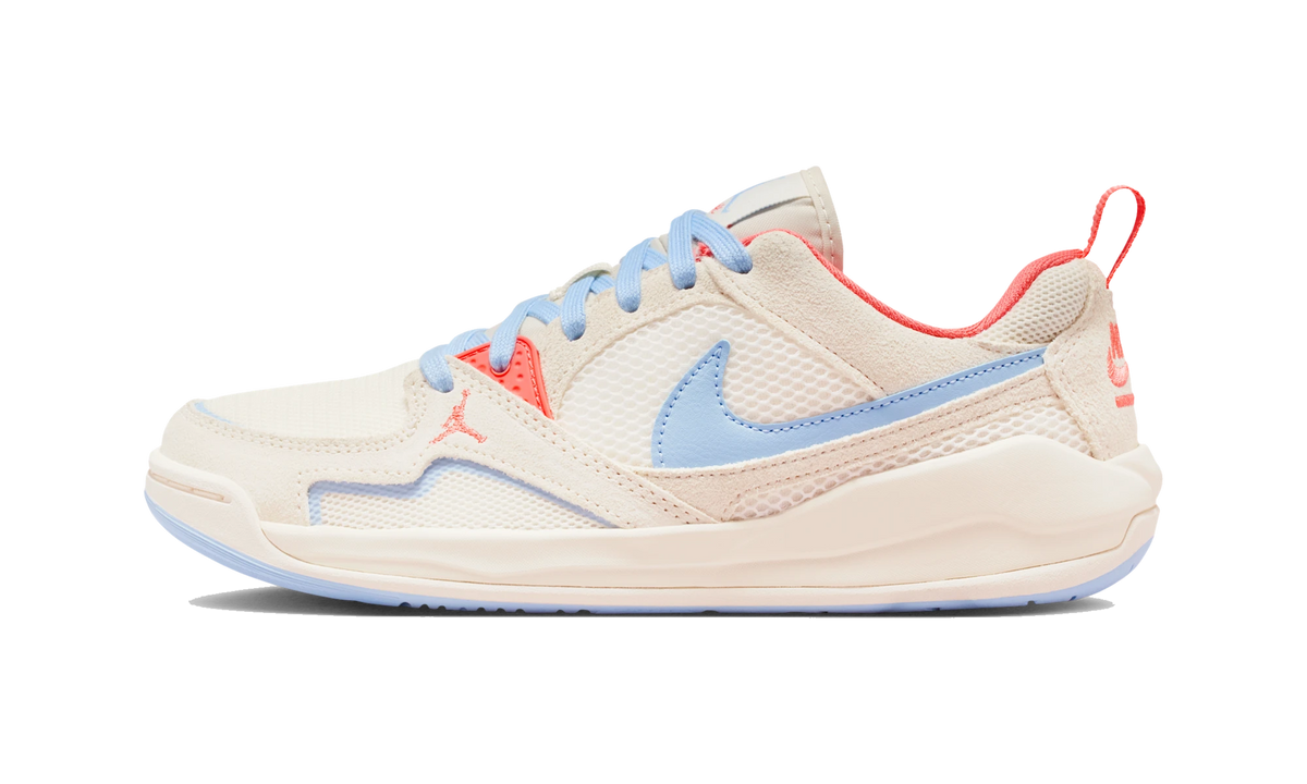 Overkicks - Air Jordan CMFT Era Pale Ivory Mango Psychic Blue (HJ6778-100) - vista lateral