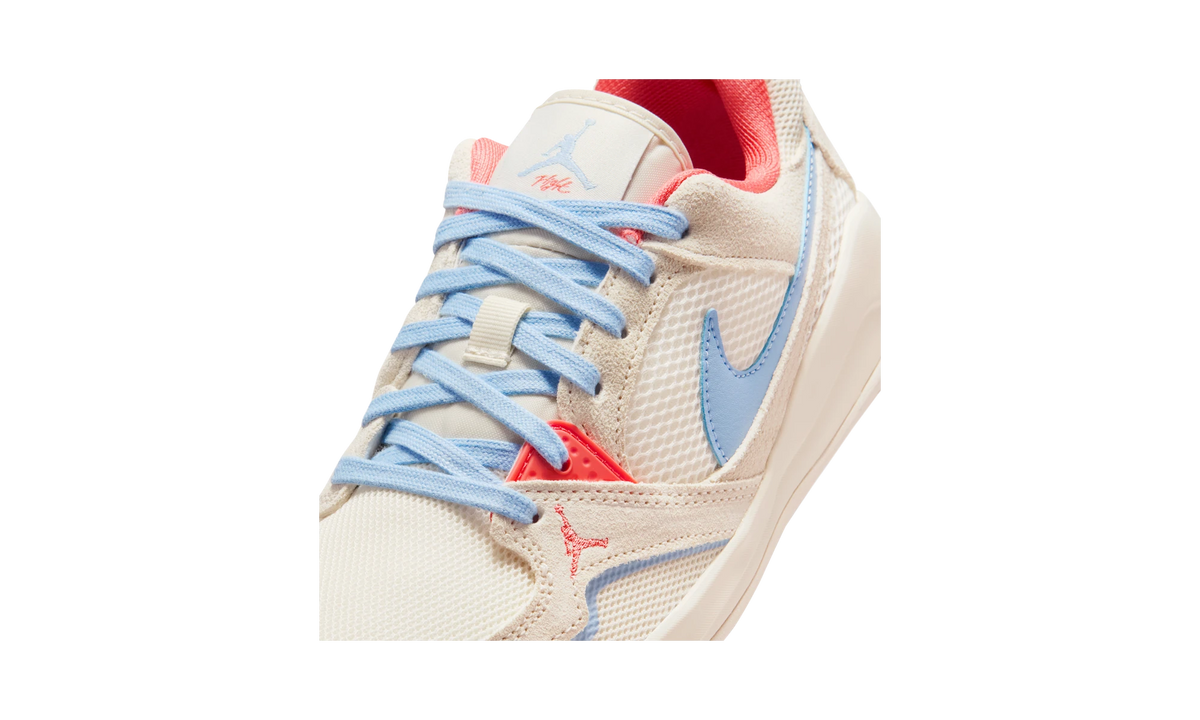 Overkicks - Air Jordan CMFT Era Pale Ivory Mango Psychic Blue (HJ6778-100) - detalle lateral interior