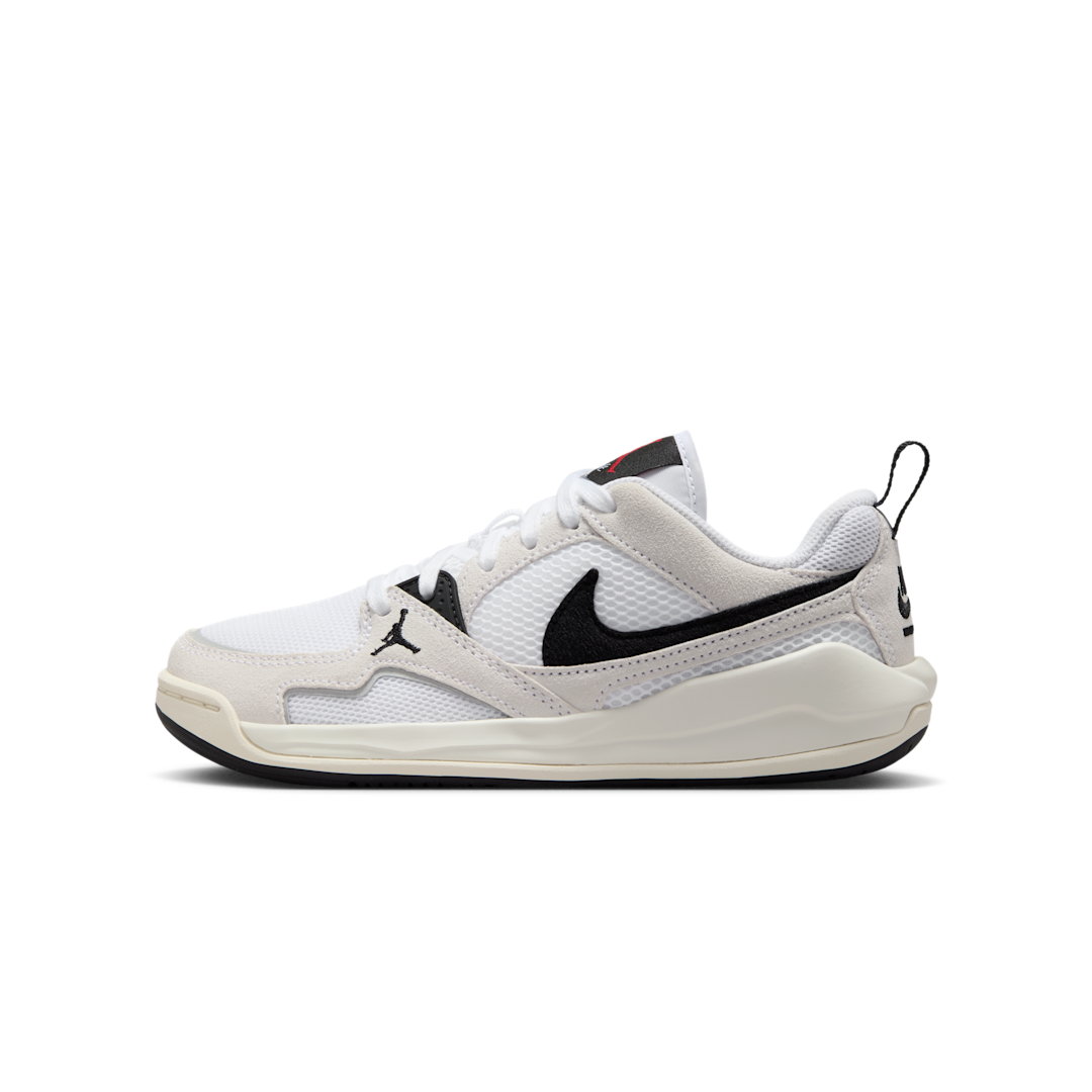 Overkicks - Air Jordan CMFT Era White Sail Black (GS) (HQ0506-100) - vista lateral