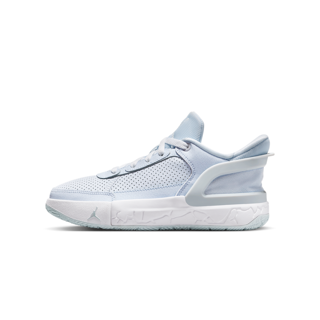 Overkicks - Air Jordan DAY1 EO Football Grey White Aura (GS) (FQ1306-004) - vista lateral