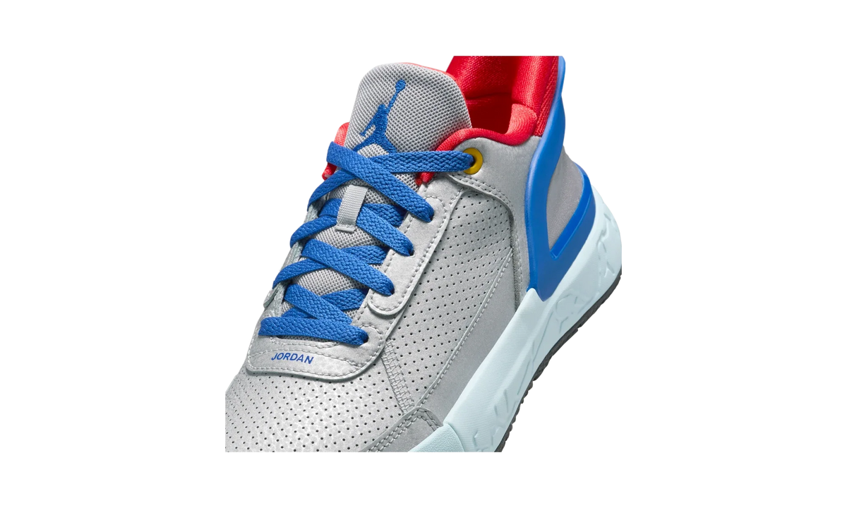 Overkicks - Air Jordan DAY1 EO Metallic Silver Light Crimson Glacier Blue Game Royal (GS) (FQ1306-003) - imagen 7