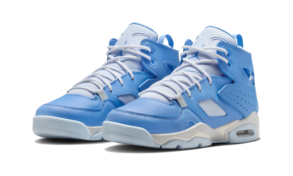 Overkicks - Air Jordan Flight Club '91 Legend Blue Pure Platinum Sail Hydrogen Blue (GS) (DM1685-400) - imagen 2