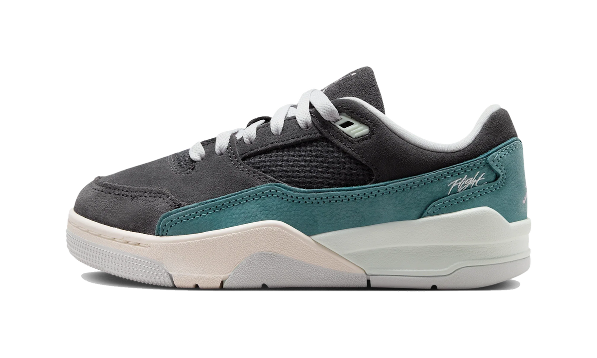 Overkicks - Air Jordan Flight Court Anthracite Iris Whisper Barely Green (GS) (HF3333-008) - vista lateral