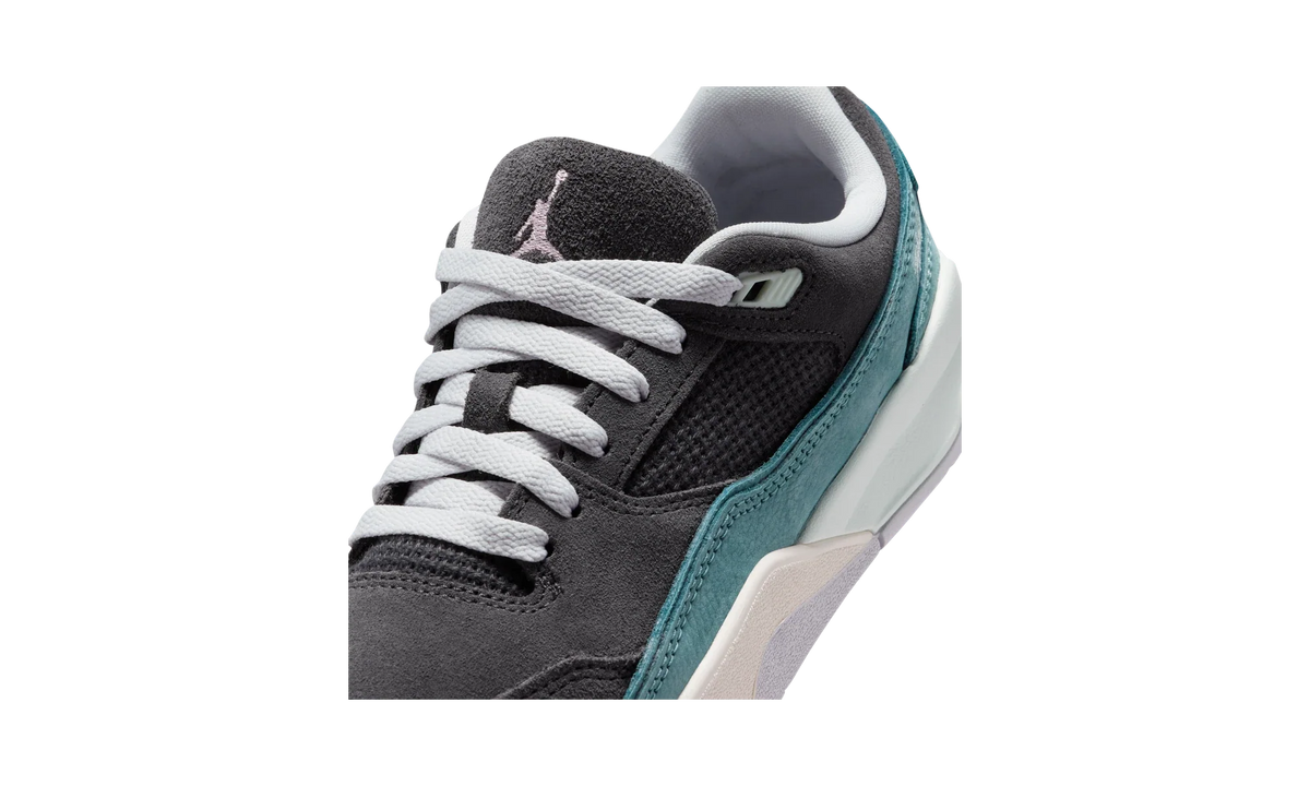 Overkicks - Air Jordan Flight Court Anthracite Iris Whisper Barely Green (GS) (HF3333-008) - imagen 7