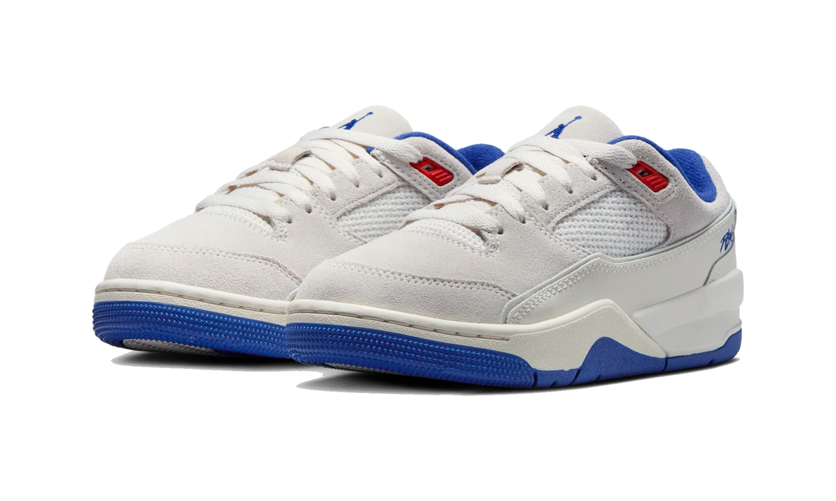 Overkicks - Air Jordan Flight Court Beige Royal (GS) (HF3333-005) - imagen 2