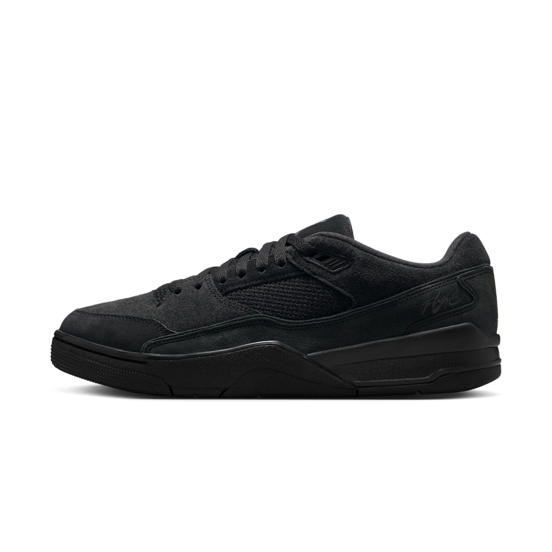 Overkicks - Air Jordan Flight Court Black Anthracite (HF3255-010) - vista lateral