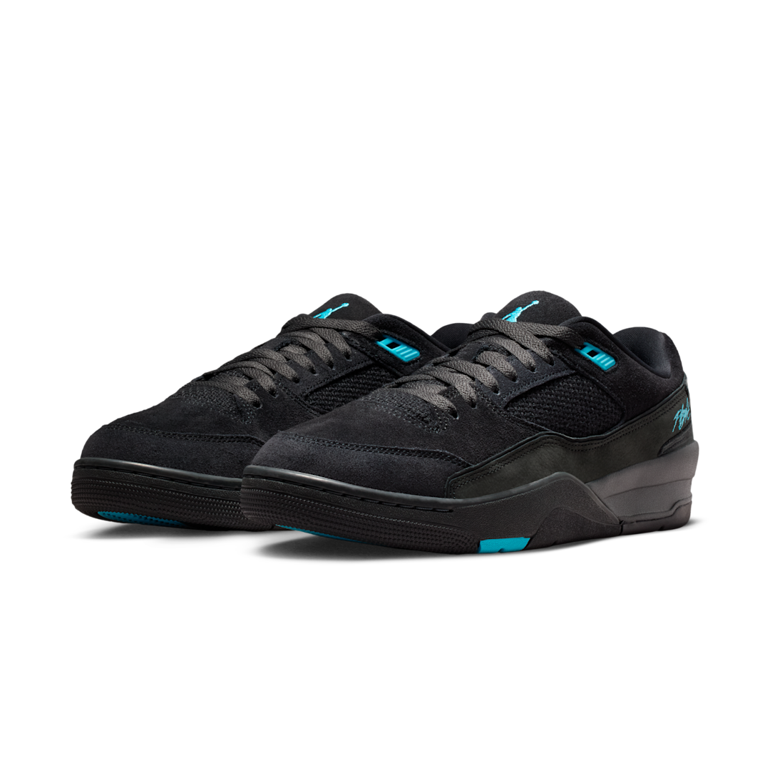 Overkicks - Air Jordan Flight Court Black Gamma Blue (HF3255-040) - vista trasera