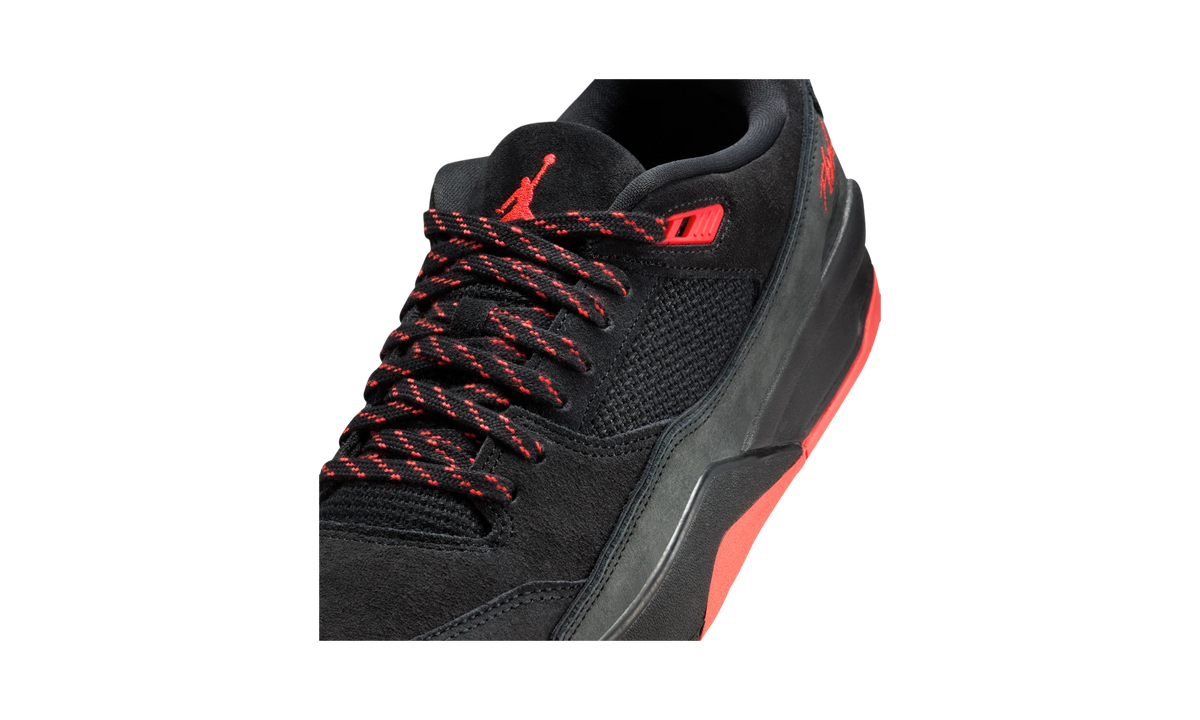 Overkicks - Air Jordan Flight Court Black Infrared (HF3255-011) - detalle lateral interior