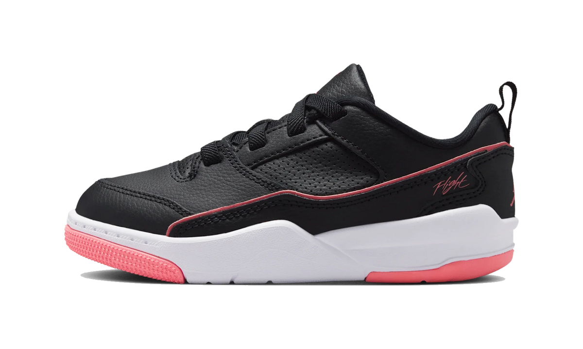Overkicks - Air Jordan Flight Court Black Pink Gaze (PS) (HF3332-009) - vista lateral
